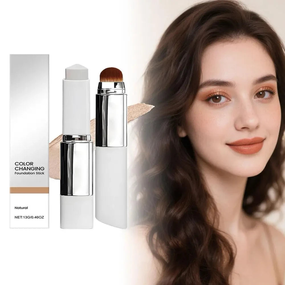Color-Changing Foundation Stick with Brush