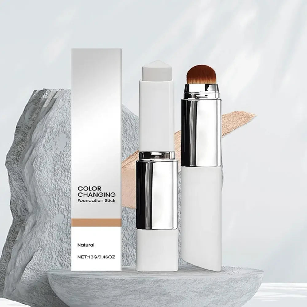 Color-Changing Foundation Stick with Brush
