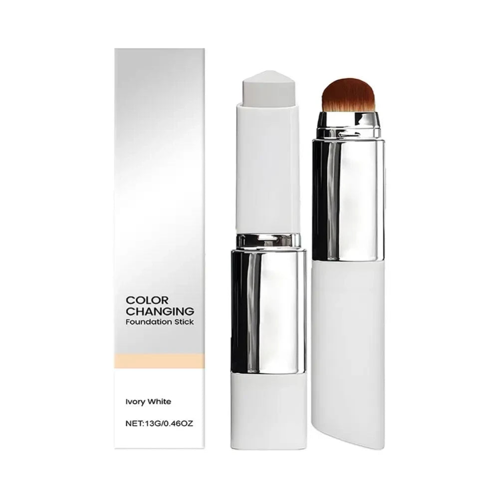 Color-Changing Foundation Stick with Brush